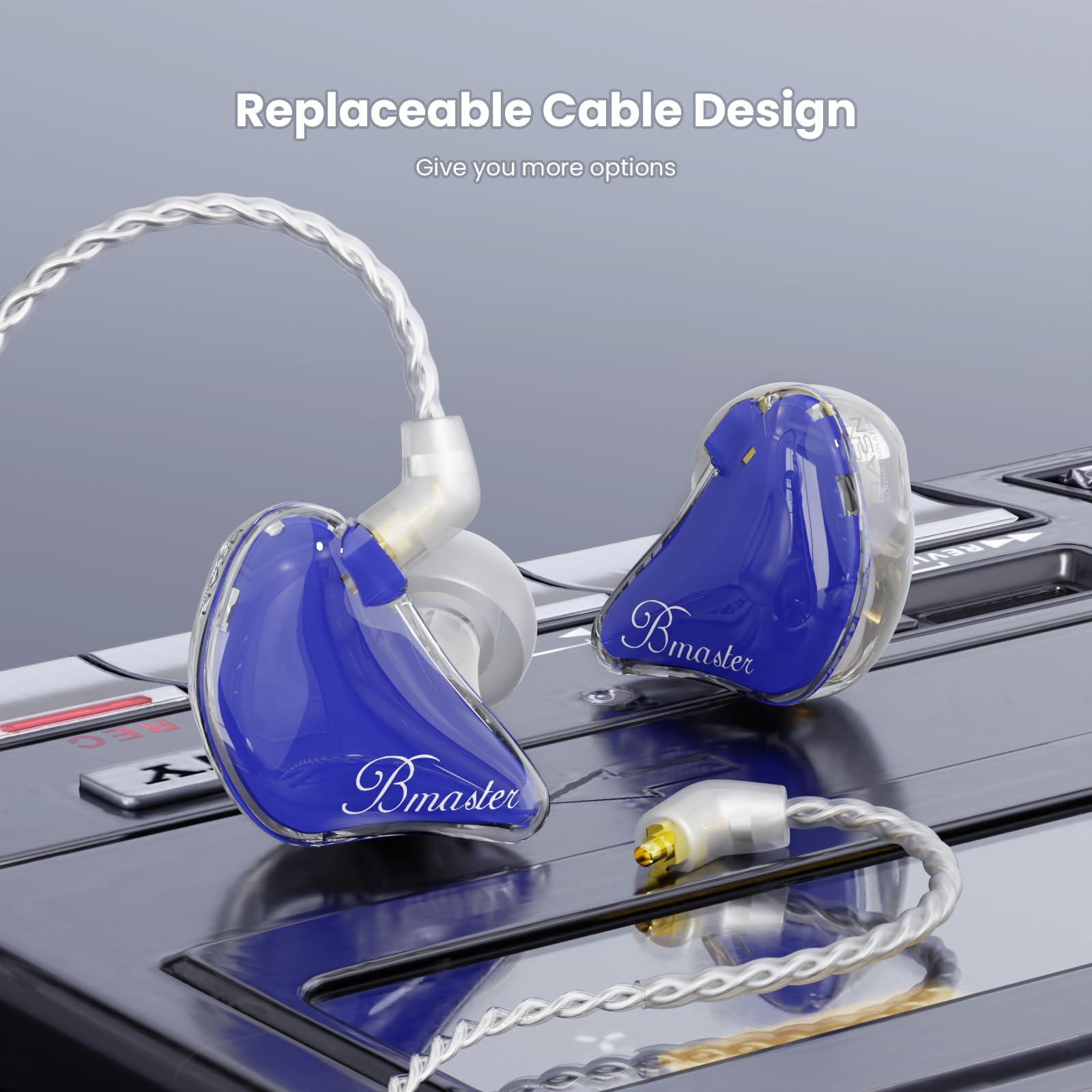 Amazon.co.jp: BASN Bmaster IEM モニターイヤホン トリプルドライバー